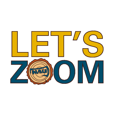 Northern Arizona University Zoom Sticker by NAU Social