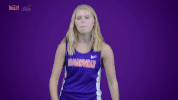 purple aces evansville GIF by Missouri Valley Conference