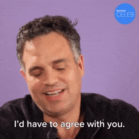 Mark Ruffalo Agree GIF by BuzzFeed