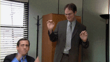 excited the office GIF