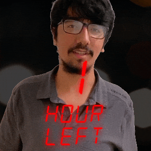 1 Hour Left GIF