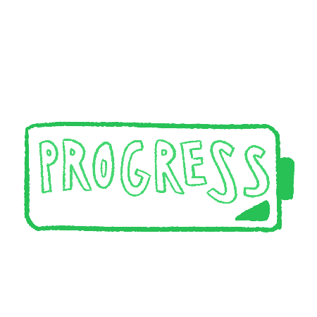 Progress Sticker by DASANA