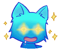 Excited Stars Sticker