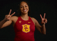 Track Field Sport GIF by USC Trojans