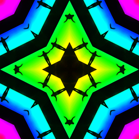 star kaleidoscope GIF by Psyklon