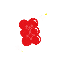 Gummy Bear Candy Sticker by please bear with