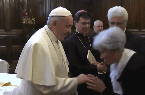 giphyupload giphynewsinternational pope francis hand kiss kiss hand GIF