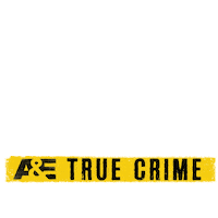 True Crime Police Sticker by A&E