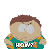 Confused Eric Cartman Sticker by South Park