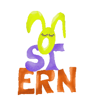 Color Hase Sticker by rasterfabrik