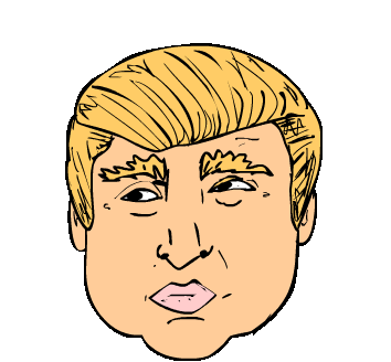 trump impeach Sticker by ann malavet