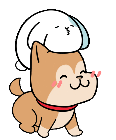 Dog Love Sticker by Ai and Aiko