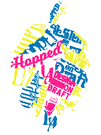 Beer Hops Sticker by Hopped LA