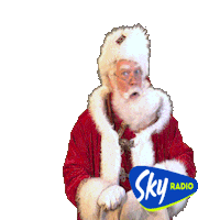 SkyRadio_101fm music christmas excited xmas Sticker
