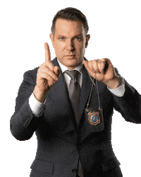 LawByMike police law lawyer cop Sticker