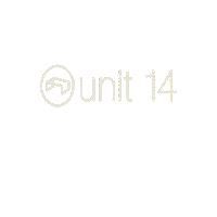 unit14 logo unit14 Sticker