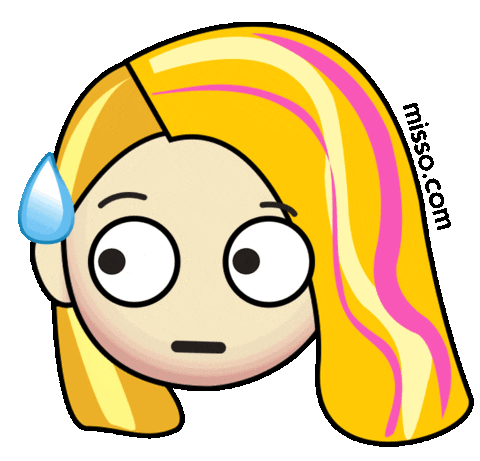 Scared Girl Talk Sticker by Moxies