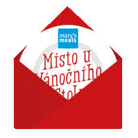 Christmas Dinner Sticker by Mary's Meals CZ