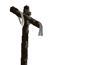 Cross Christ Is Risen Sticker by Alissandra