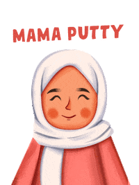 omar zizi puttyannisa papa fachmi mama putty Sticker