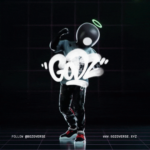 Bozoverse giphyupload fashion team surprise GIF