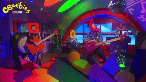 Rock Band Singing GIF by CBeebies HQ