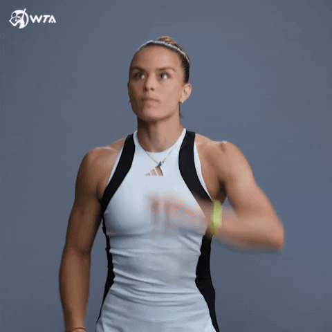 Maria Sakkari Tennis GIF by WTA