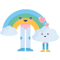 In Love Rainbow Sticker by Sentipensantes