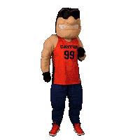 March Madness Rudy Sticker by University of Dayton