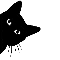 Kat Sticker by Tabby Chique