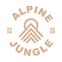 Jungle Alpine Sticker by Auf die Faust