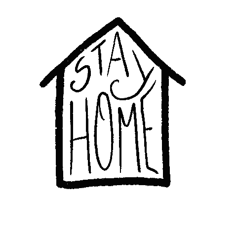 lipplelolly coronavirus quarantine covid-19 stay home Sticker