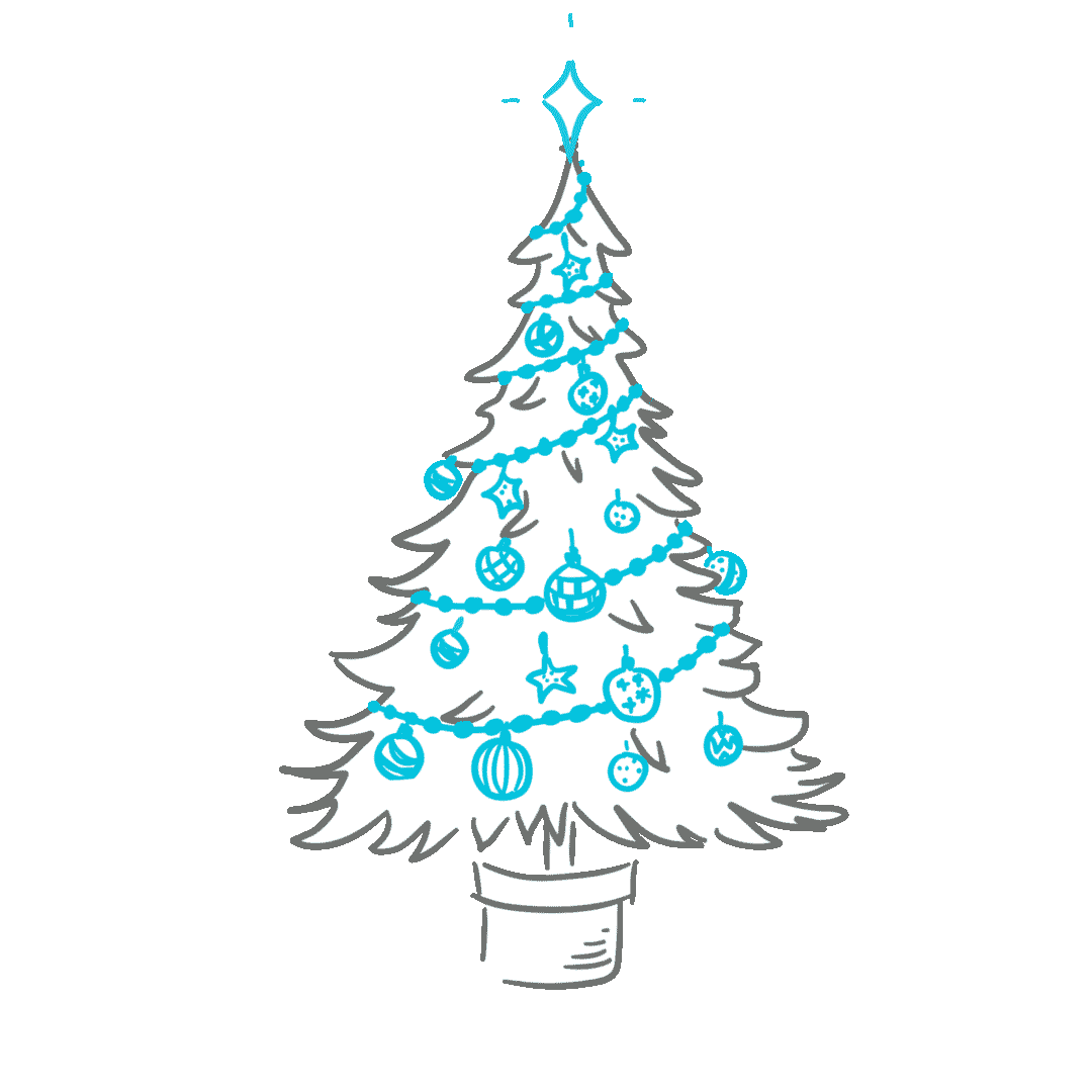 appear christmas tree Sticker by Breden Kids