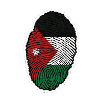 Hashemite Kingdom Of Jordan Flag Sticker by All Jordan Youth Commission