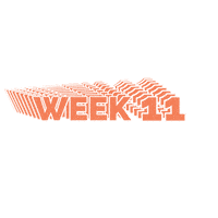 Week 11 Sticker by Stef Moss