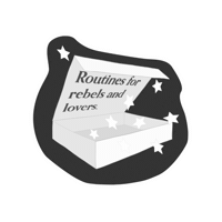 Routines For Rebels And Lovers Sticker by Our New Routine