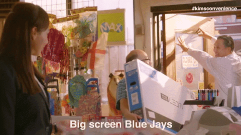 blue jays television GIF by Kim's Convenience