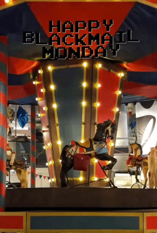 horse roundabout GIF