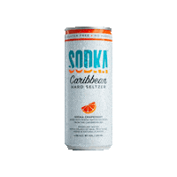 sodkacaribbeanhardseltzer drink cheers drinks alcohol Sticker