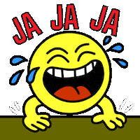 Spanish Laughing Sticker
