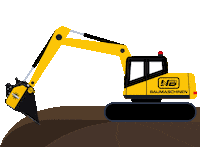 Gala Bagger Sticker by NB Baumaschinen