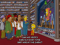 bart simpson shoes GIF