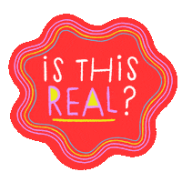 Cant Even Is This Real Sticker by Anke Weckmann