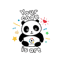 Art Coding Sticker by Quantori