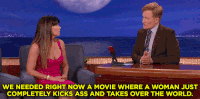 wonder woman conan obrien GIF by Team Coco