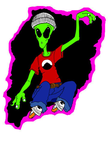 Skate Skating Sticker by www.longliverollerblading.com