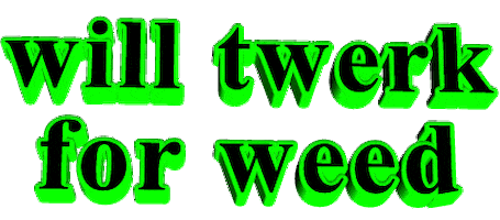 twerk words Sticker by AnimatedText