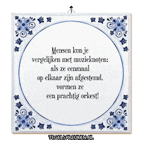 Wijsheid Spreuk Sticker by Tegelspreuken.nl
