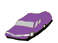 Driving Sports Car Sticker by Mekamee