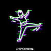 chamaaz dance glitch baile move GIF